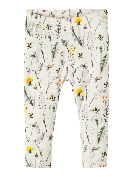 NAME IT Blomster Leggings Hubine Peyote Melange